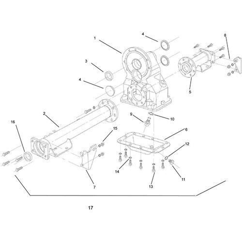 Mev2x rear axle hydraulic 